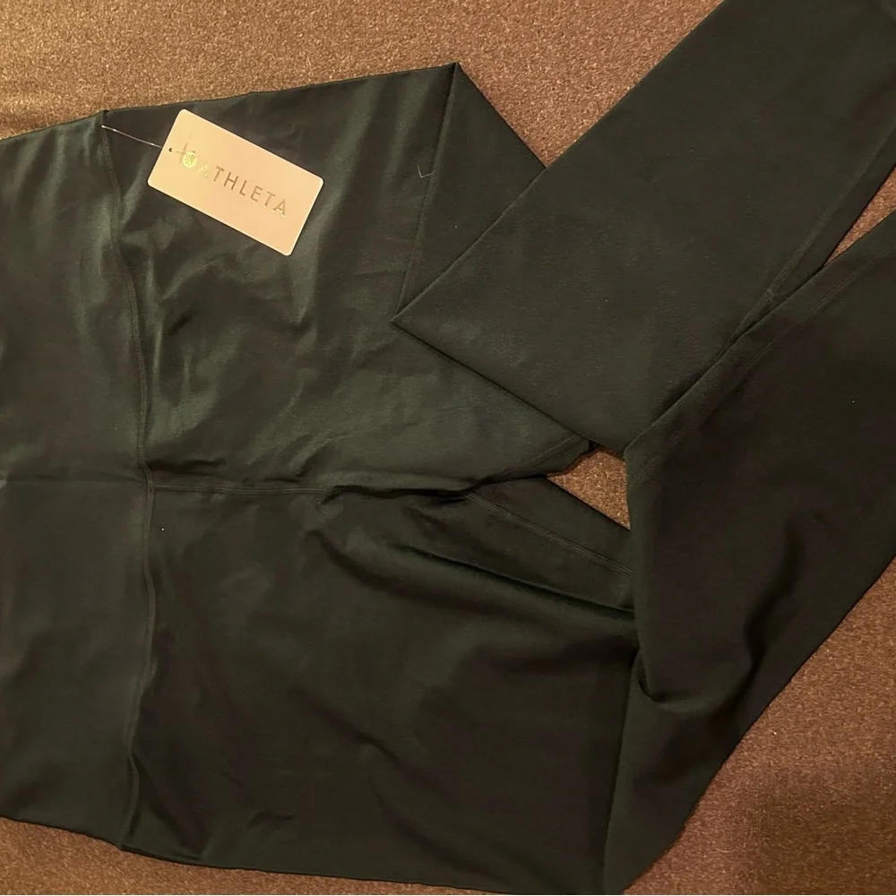 Athleta Black Sheen Leggings - Picture 5 of 5
